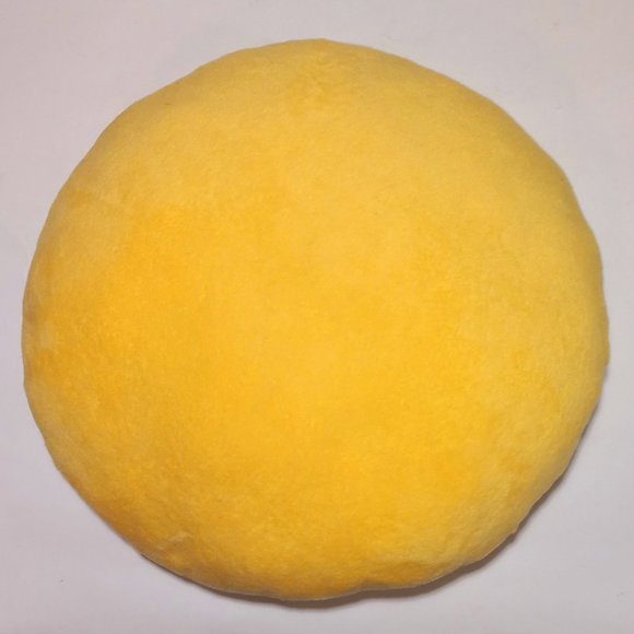 Emoji Yellow Plush Pillow Laugh Cry Smile 12 inch Round Soft Emoticon - Picture 6 of 9